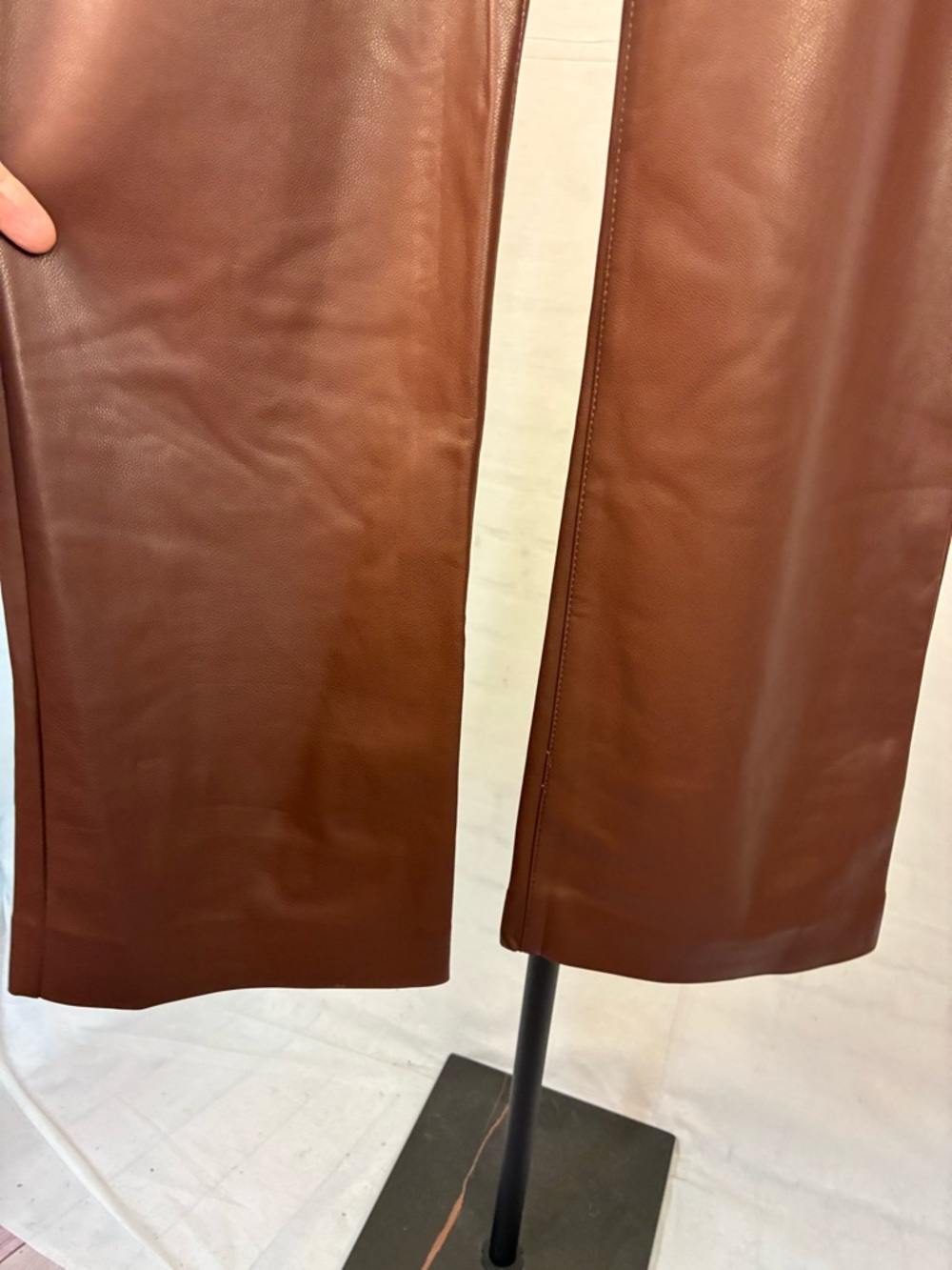 NWT Express Vegan Leather 90's Slim Super High Rise 14R - Picture 5 of 8